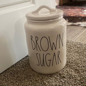 Rae Dunn Brown Sugar cannister
